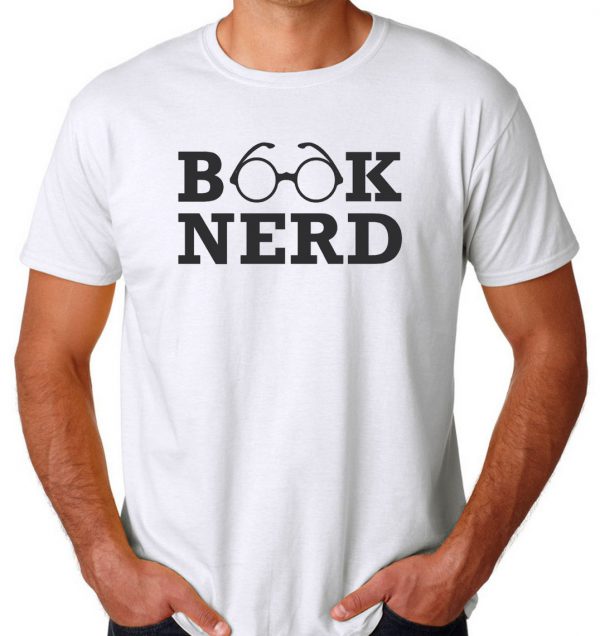 Book Nerd Men's T-shirts S, M, L, XL, 2XL, 3XL
