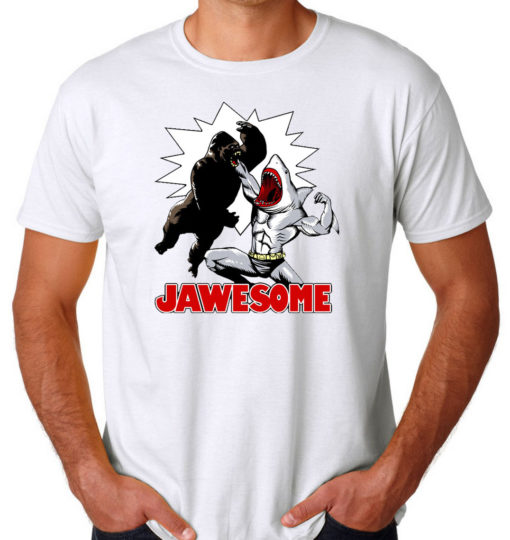 Jawsome vs Gorilla Men's T-shirts