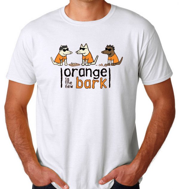 Orange Is The New Bark Men's T-shirts