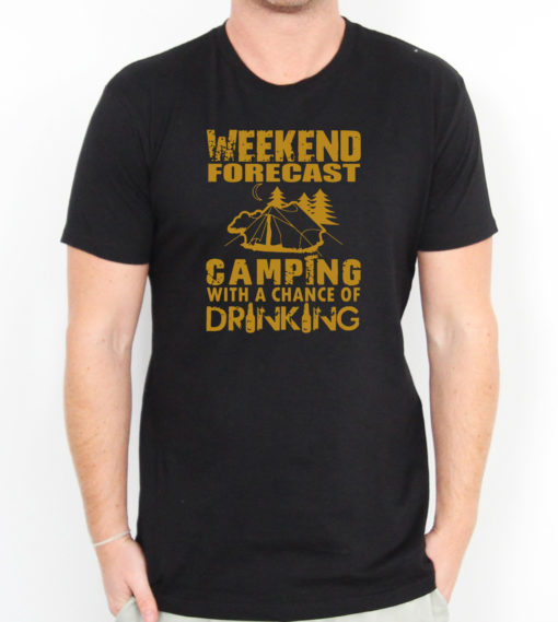 Weekend Forecast Mens Womens Adult T-shirts