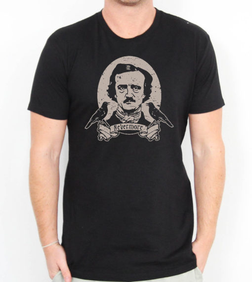 Edgar Allan Poe Nevermore Men's T-shirts