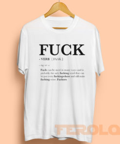 Fuck Faak Verb Definition Mens Womens Adult T-shirts