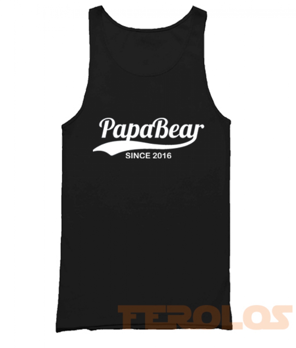 Papa Bear 2016 Mens Womens Adult Tank Tops