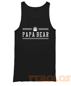 Papa Bear Paw Mens Womens Adult Tank Tops