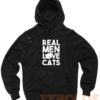Real Men Love Cat Unisex Adult Hoodies Pull Over