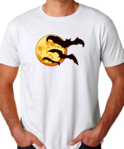 Moon Halloween Mens Womens Adult T-shirts