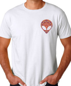 alien face mandala Mens Womens Adult T-shirts