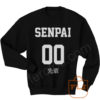 Senpai 00 kanji word Japanese Sweatshirts