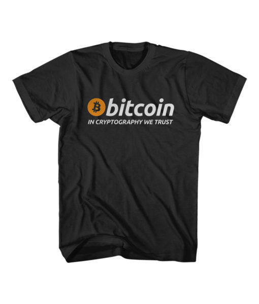 Bitcoin in Cryptigraphy We Trust Cheap Tees