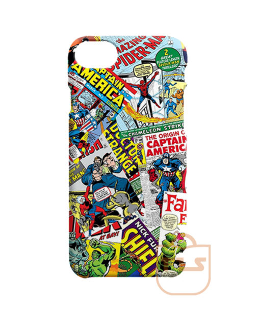 Funny Comics Mix Pattern iPhone X Case, iPhone XR, iPhone XS Max, iPhone XS