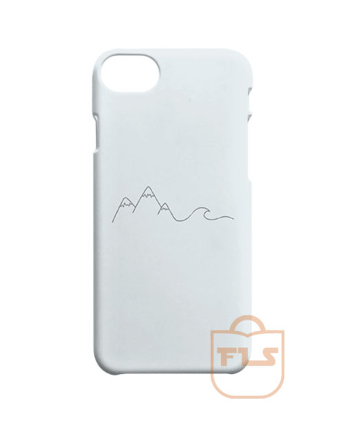 Simple Mountain Wave iPhone Cases