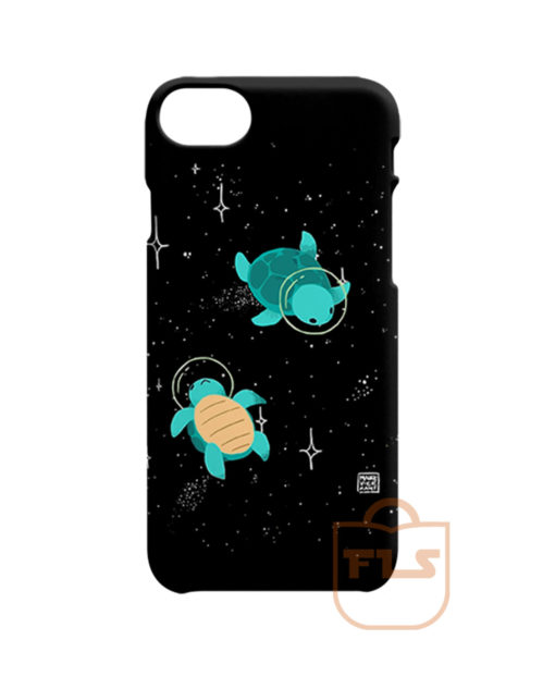 Two Space Turtles iPhone Cases