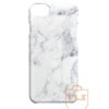 White Marble Pattern iPhone Cases