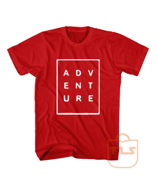 Adventure Font Box T Shirt