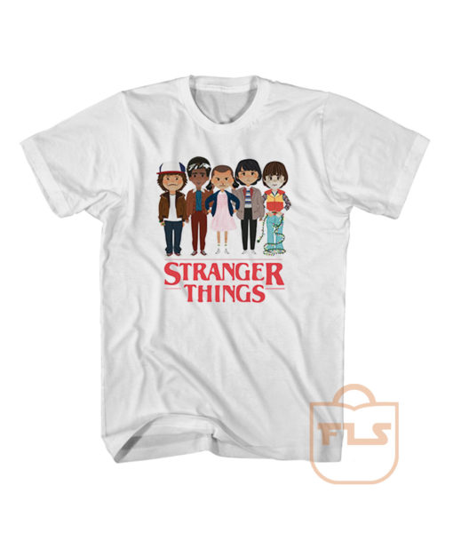 Angry Cartoon Face Stranger Things T Shirt