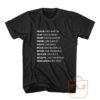 Black Lives Matter History T Shirt