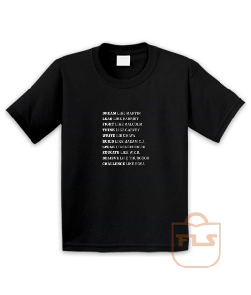 Black Lives Matter History Youth T Shirt