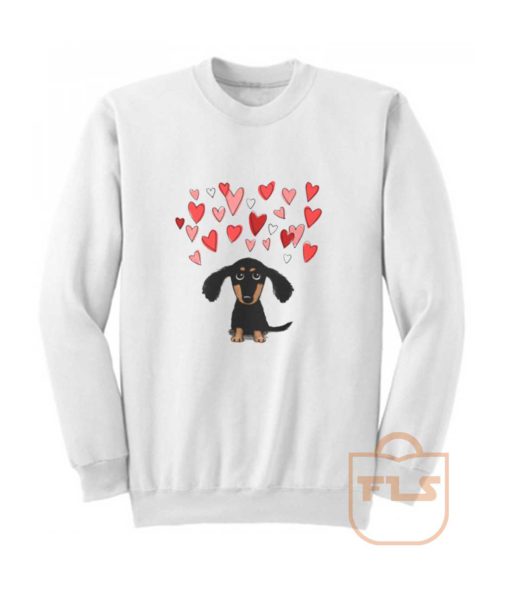 Cute Dachshund Puppy Love Sweatshirt
