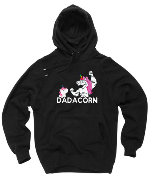 Dadacorn Unicorn Dad Gift Pullover Hoodie
