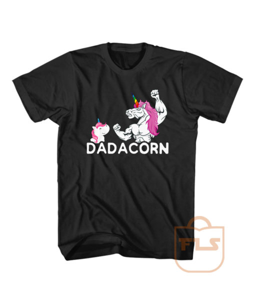 Dadacorn Unicorn Dad Gift T Shirt