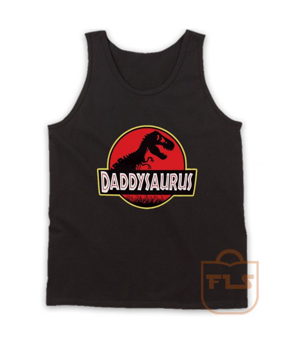 Daddysaurus Fathers Day Gift Tank Top