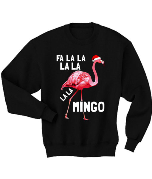 Fa La La Mingo Flamingo Christmas Sweatshirt