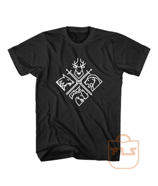 Game of Thrones Houses T Shirt