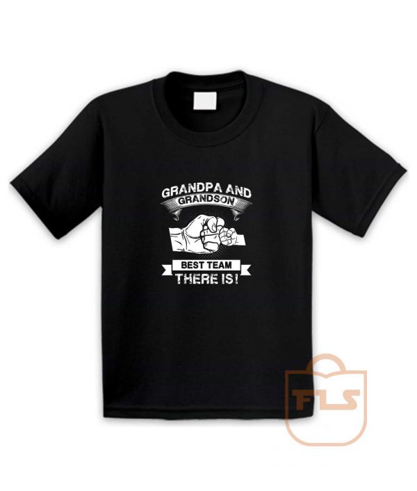 Grandpa Grandson Best Team Youth T Shirt