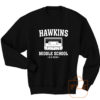 Hawkins Middle School AV Club Sweatshirt Men Women