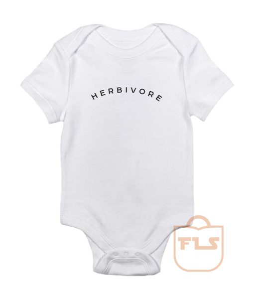 Herbivore Vegeterian Baby Onesie