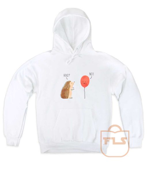 Impossible Love Hedgehog Ballon Pullover Hoodie