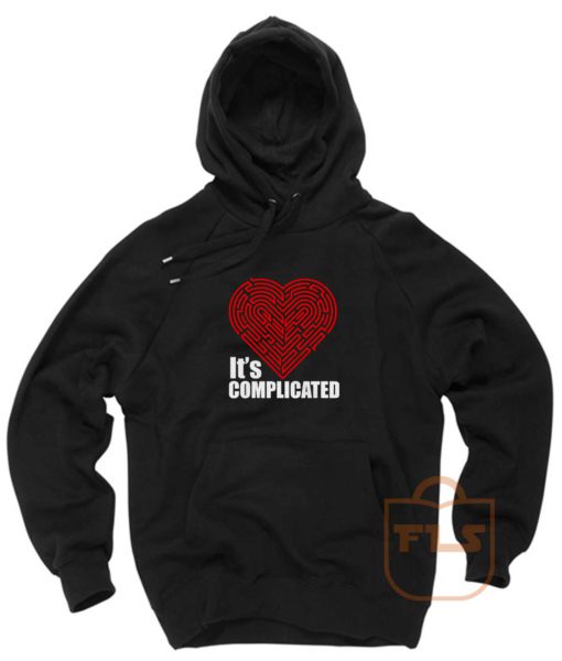 Its Complicated Heart Pullover Hoodie