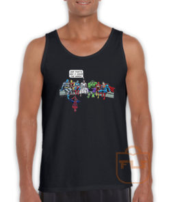 Jesus and Superheroes Tank Top