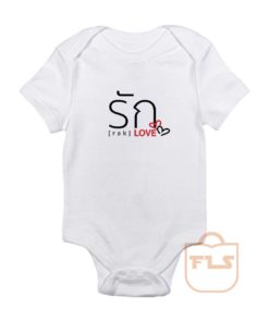 Love Thai Language Baby Onesie