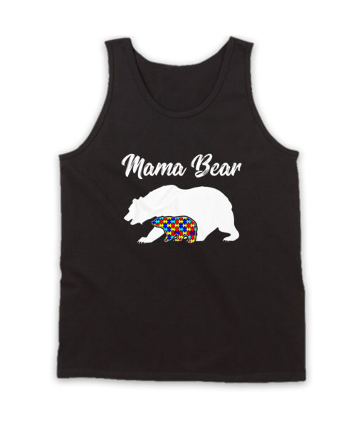 Mama Bear Autism GIft Tank Top