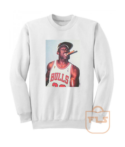 Michael Jordan Cigar Vintage Sweatshirt