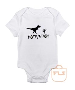 Motivation Dinosaur Parody Baby Onesie