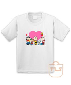 Peanuts Valentine Day Edition Youth T Shirt