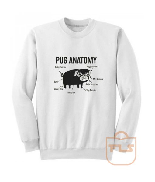 Pug Anatomy Sweatshirt