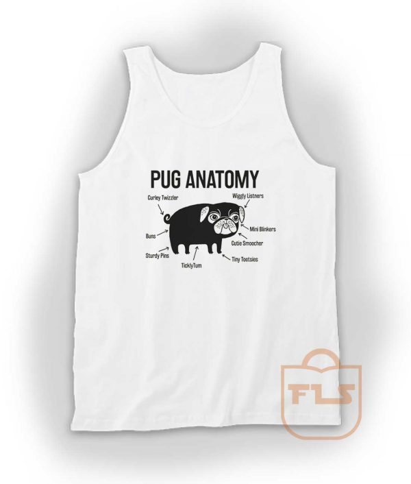 Pug Anatomy Tank Top