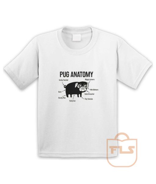 Pug Anatomy Youth T Shirt