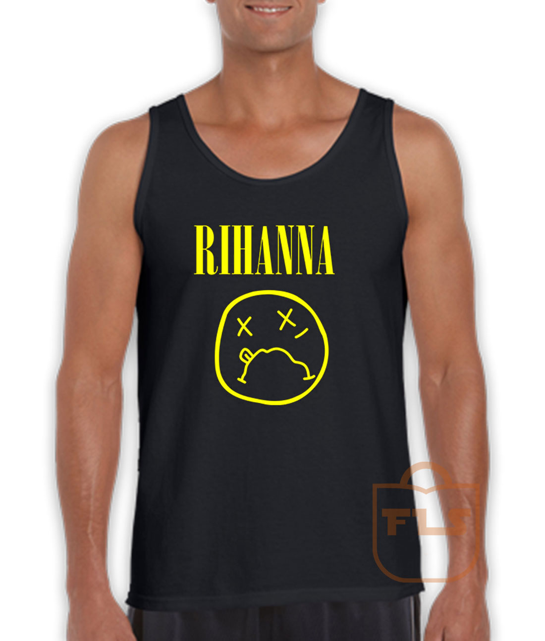 Rihanna X Nirvana Tank Top - FEROLOS.COM | Cheap Graphic Tees