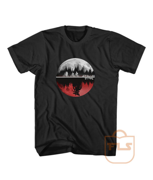 Stranger Things Moon Upside Down T Shirt