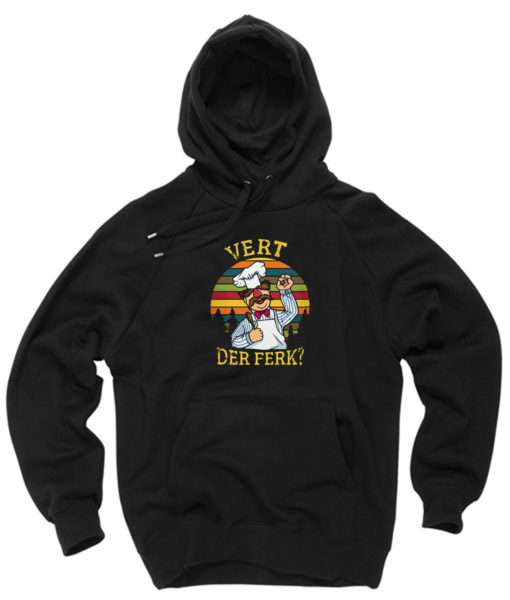 Swedish Chef Vert Der Ferk Vintage Pullover Hoodie