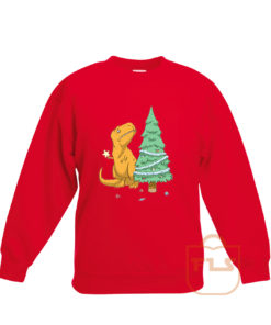 T-Rex Hates Christmas Sweatshirt