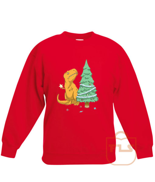 T-Rex Hates Christmas Sweatshirt