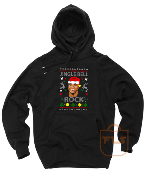 The Rock Jingle Bell Ugly Christmas Hoodie