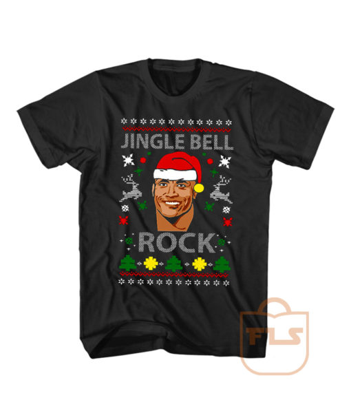 The Rock Jingle Bell Ugly Christmas T Shirt Men Women