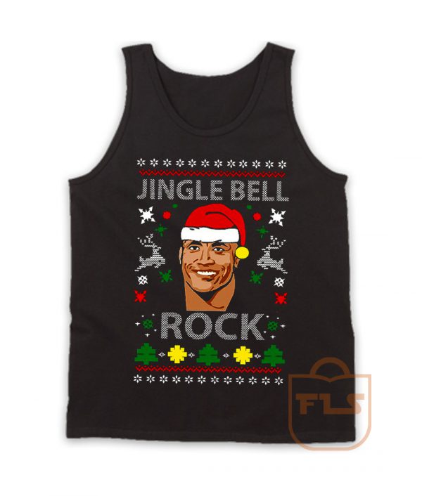 The Rock Jingle Bell Ugly Christmas Tank Top