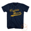 Virginia Beach Typography Baseball Font T Shirt Men Women